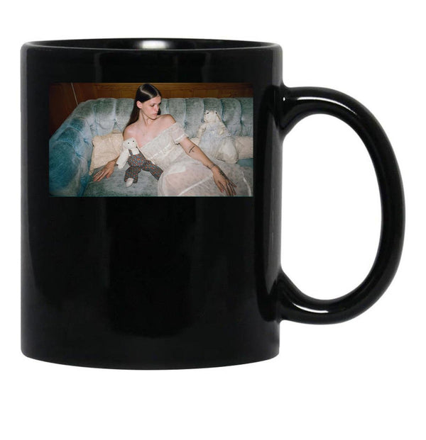 Here Lies Ethel Cain Merch Black Coffee Mug, Gift Coffee Mug - Black
