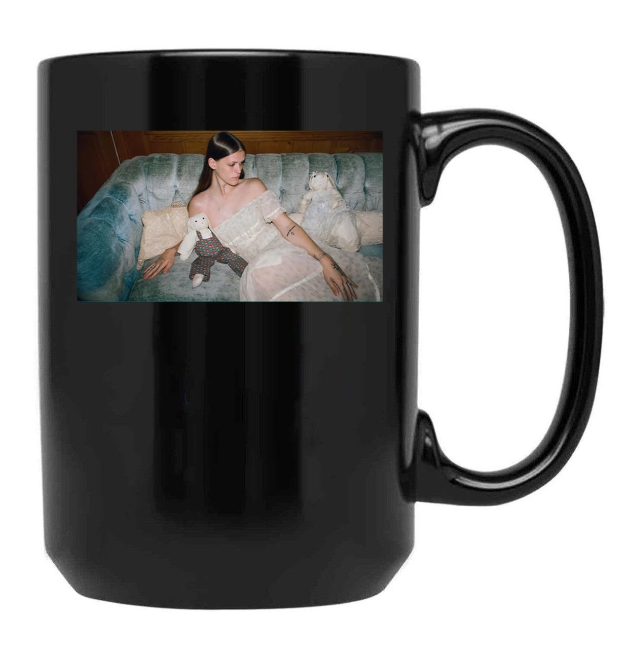 Here Lies Ethel Cain Merch Black Coffee Mug, Gift Coffee Mug