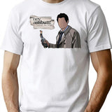 Hey Assbutt - Castiel Premium Heavyweight Cotton T-Shirt - White