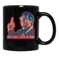 Hey Kids Look A Deer Christmas Vacation Black Coffee Mug, Gift Coffee Mug - Black