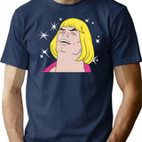 Heyyeyaaeyaaaeyaeyaa Meme T-Shirt for Men & Women, T-Shirts Graphic Tee - Navy
