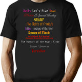 Hhn34 T-Shirt for Men & Women, T-Shirts Graphic Tee - Black
