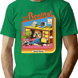 Hide From Reality T-Shirt for Men & Women, T-Shirts Graphic Tee - Green