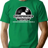 High Fidelity Championship Vinyl T-Shirt for Men & Women, T-Shirts Graphic Tee - Green