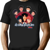 High School Kimengumi Le College Fou Fou Fou 2 T-Shirt for Men & Women, T-Shirts Graphic Tee - Black