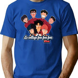 High School Kimengumi Le College Fou Fou Fou 2 T-Shirt for Men & Women, T-Shirts Graphic Tee - Blue