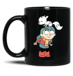 Hilda and Twig Hilda Black Coffee Mug, Gift Coffee Mug