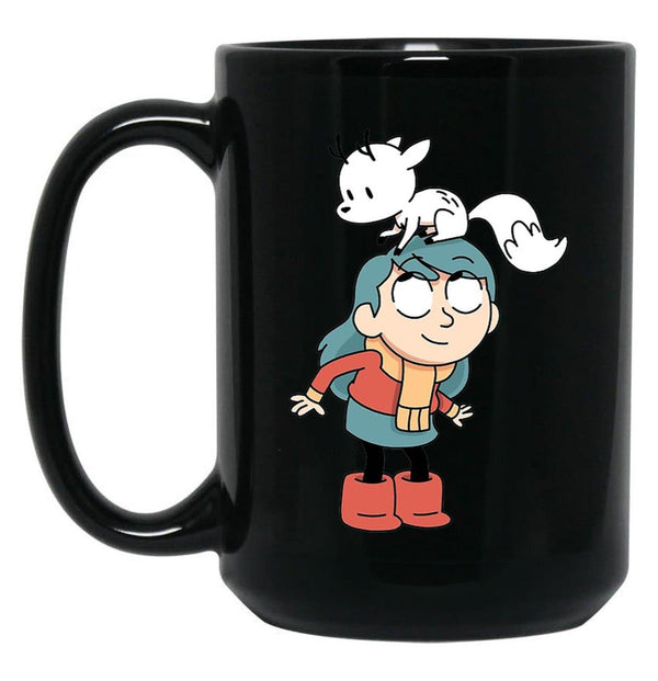 Hilda and Twig Hilda Black Coffee Mug, Gift Coffee Mug - Black