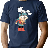Hilda and Twig Hilda Premium Heavyweight Cotton T-Shirt - Navy