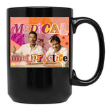Hilson Medical Malpractice Scrapbook Black Coffee Mug, Gift Coffee Mug
