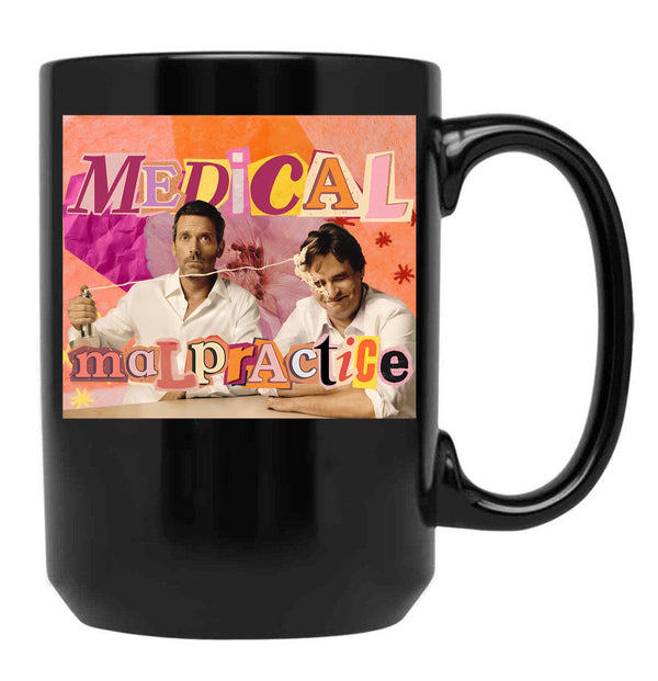 Hilson Medical Malpractice Scrapbook Black Coffee Mug, Gift Coffee Mug