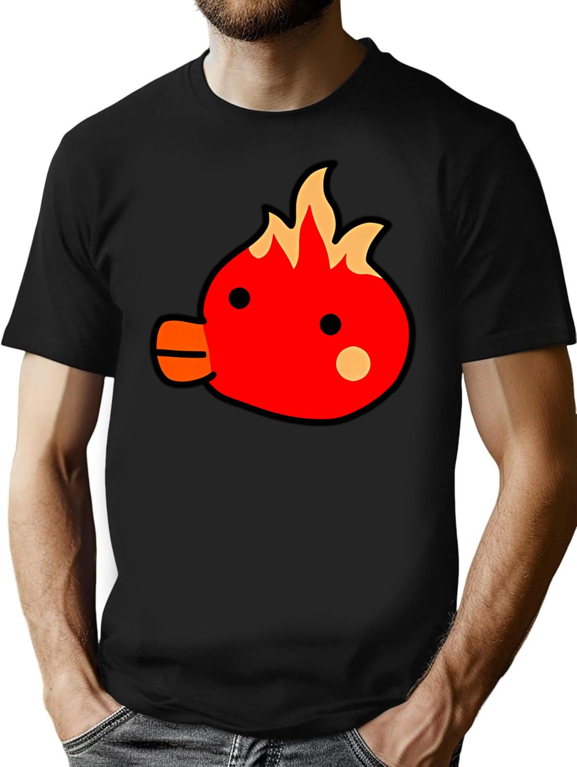 Hinotamatchi T-Shirt for Men & Women, T-Shirts Graphic Tee - Black