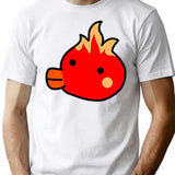Hinotamatchi T-Shirt for Men & Women, T-Shirts Graphic Tee - White