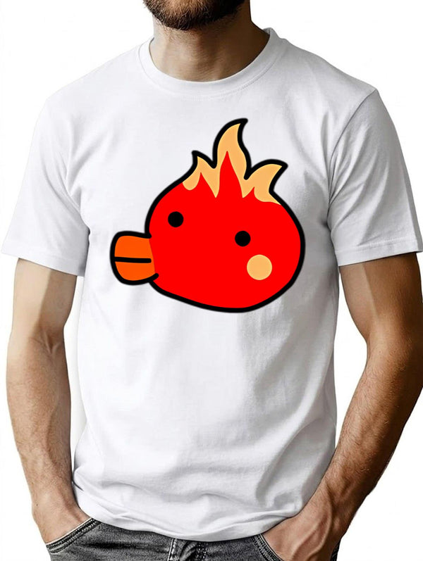 Hinotamatchi T-Shirt for Men & Women, T-Shirts Graphic Tee - White