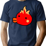 Hinotamatchi T-Shirt for Men & Women, T-Shirts Graphic Tee - Navy