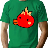 Hinotamatchi T-Shirt for Men & Women, T-Shirts Graphic Tee - Green