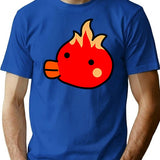Hinotamatchi T-Shirt for Men & Women, T-Shirts Graphic Tee - Blue