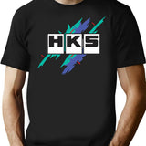 Hks Vintage T-Shirt for Men & Women, T-Shirts Graphic Tee - Black