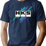 Hks Vintage T-Shirt for Men & Women, T-Shirts Graphic Tee - Navy