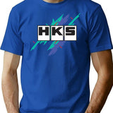 Hks Vintage T-Shirt for Men & Women, T-Shirts Graphic Tee - Blue
