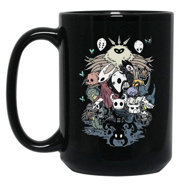 Hollow Knight Silksong Black Coffee Mug, Gift Coffee Mug - Black