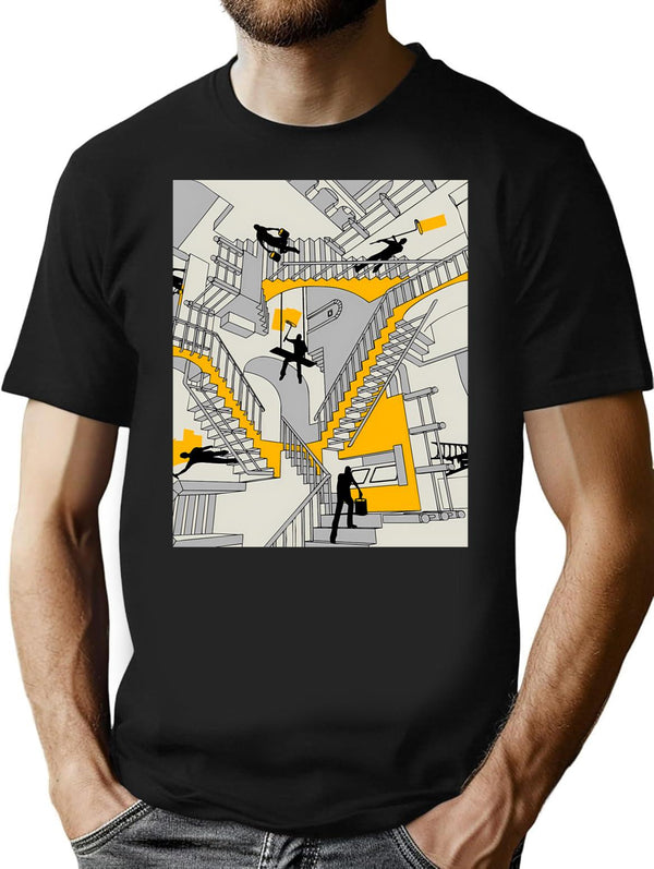 Home Improvement Dimension T-Shirt for Men & Women, T-Shirts Graphic Tee - Black