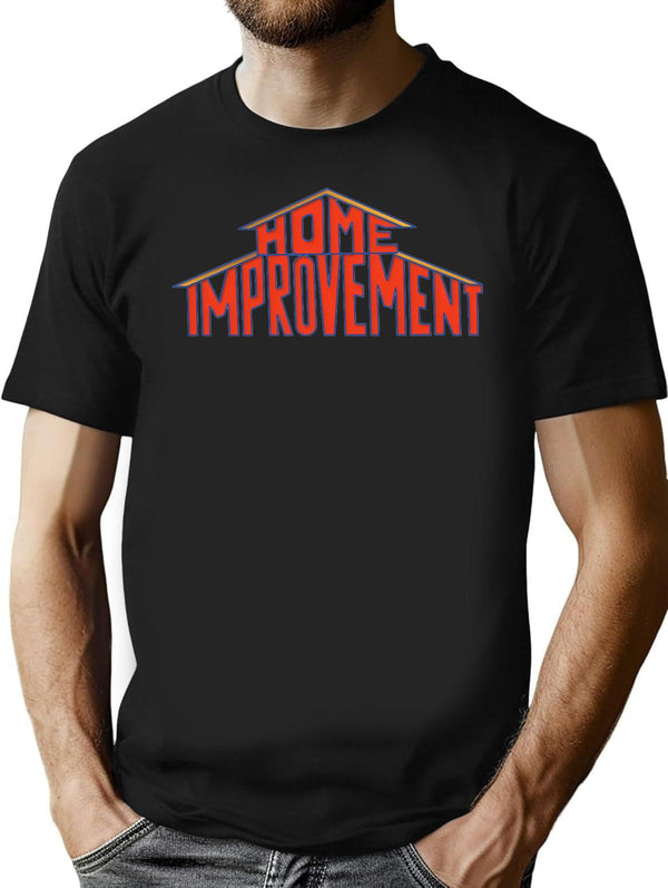 Home Improvement Logo 90S T-Shirt for Men & Women, T-Shirts Graphic Tee - Black