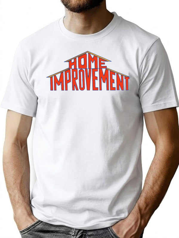 Home Improvement Logo 90S T-Shirt for Men & Women, T-Shirts Graphic Tee - White