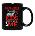 Homeschool Best Of Me Black Coffee Mug, Gift Coffee Mug - Black