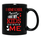 Homeschool Best Of Me Black Gift Coffee Mug - Black
