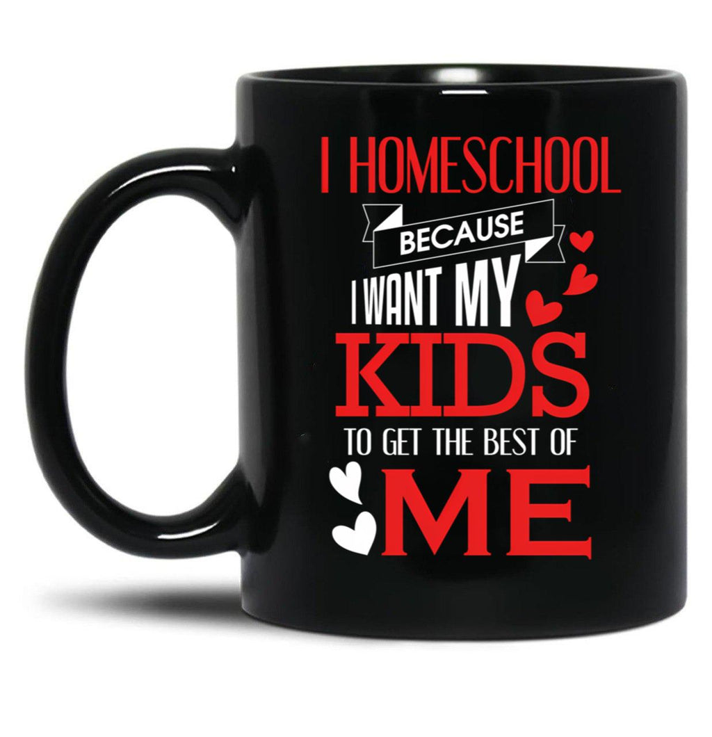 Homeschool Best Of Me Black Gift Coffee Mug