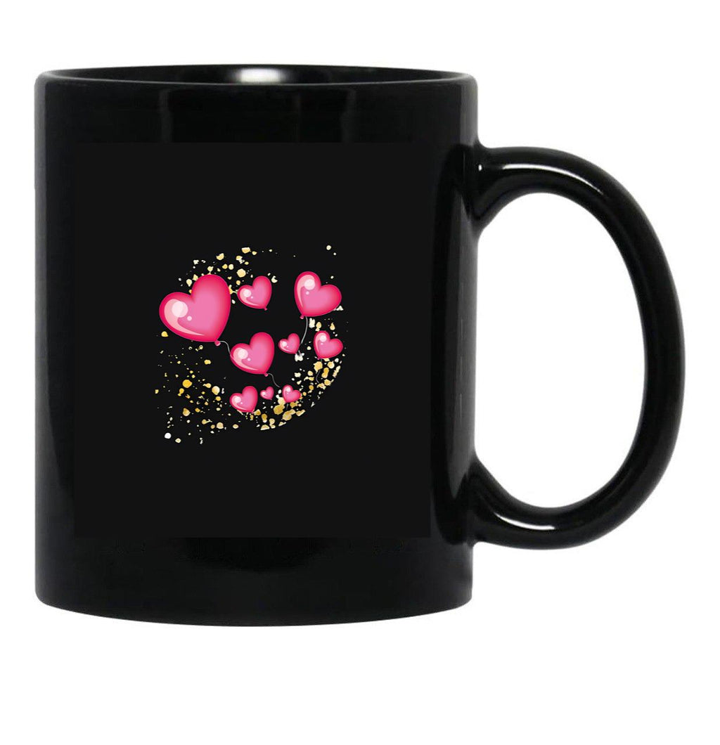 Honeymoon T Shirt Lovingly Black Coffee Mug, Gift Coffee Mug - Black