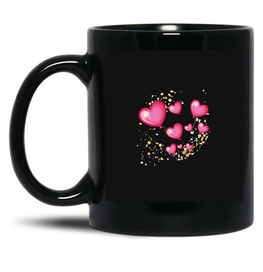 Honeymoon T Shirt Lovingly Black Coffee Mug, Gift Coffee Mug