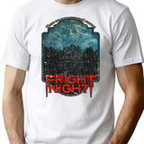 Horror Fan Fright Night 1985 T-Shirt for Men & Women, T-Shirts Graphic Tee - White