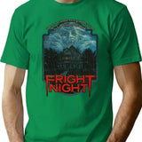 Horror Fan Fright Night 1985 T-Shirt for Men & Women, T-Shirts Graphic Tee - Green
