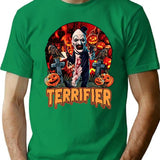 Horror Movie Characters T-Shirt for Men & Women, T-Shirts Graphic Tee - Green