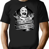 Horror Movie Terrifier 3 T-Shirt for Men & Women, T-Shirts Graphic Tee - Black