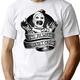 Horror Movie Terrifier 3 T-Shirt for Men & Women, T-Shirts Graphic Tee - White