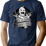 Horror Movie Terrifier 3 T-Shirt for Men & Women, T-Shirts Graphic Tee - Navy