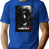 Horror Terrifier 3 T-Shirt for Men & Women, T-Shirts Graphic Tee - Blue