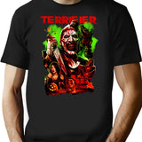 Horror Terrifier Halloween T-Shirt for Men & Women, T-Shirts Graphic Tee - Black