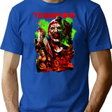 Horror Terrifier Halloween T-Shirt for Men & Women, T-Shirts Graphic Tee - Blue