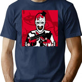 Horror Terrrifier 2 T-Shirt for Men & Women, T-Shirts Graphic Tee - Navy