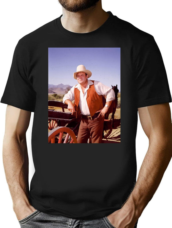 Hoss Bonanza Premium Heavyweight Cotton T-Shirt - Black