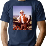 Hoss Bonanza Premium Heavyweight Cotton T-Shirt - Navy