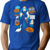 Hot Fuzz Quotes T-Shirt for Men & Women, T-Shirts Graphic Tee - Blue