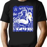 Hot Fuzz Swan Premium Heavyweight Cotton T-Shirt - Black