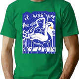 Hot Fuzz Swan Premium Heavyweight Cotton T-Shirt - Green