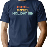 Hotel Motel Holiday Inn The Sugarhill Gang T-Shirt for Men & Women, T-Shirts Graphic Tee - Navy