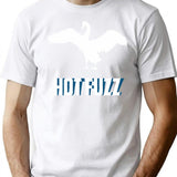 Hott Fuzz Minimal Premium Heavyweight Cotton T-Shirt - White